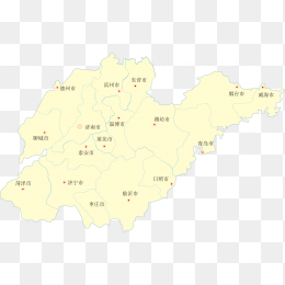 高清山东省地图