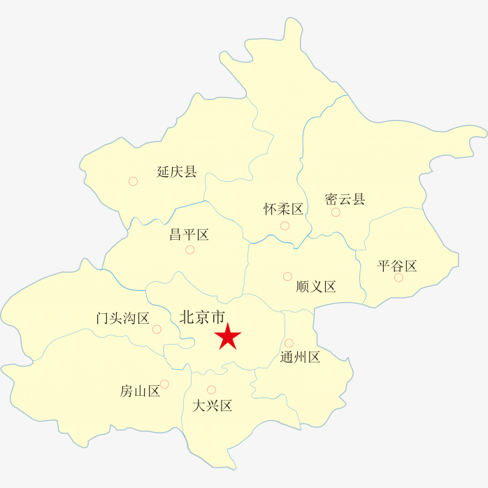 高清北京市地图