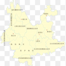 高清云南省地图