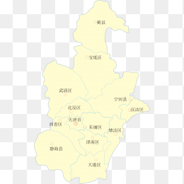 高清天津市地图