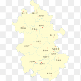 高清安徽省地图