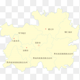 高清贵州省地图