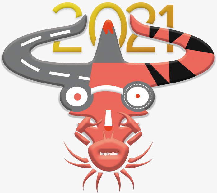 2021牛年元素