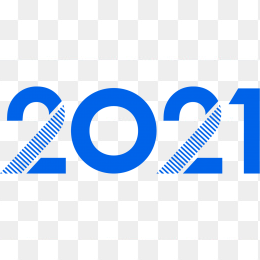 创意2021元旦字体