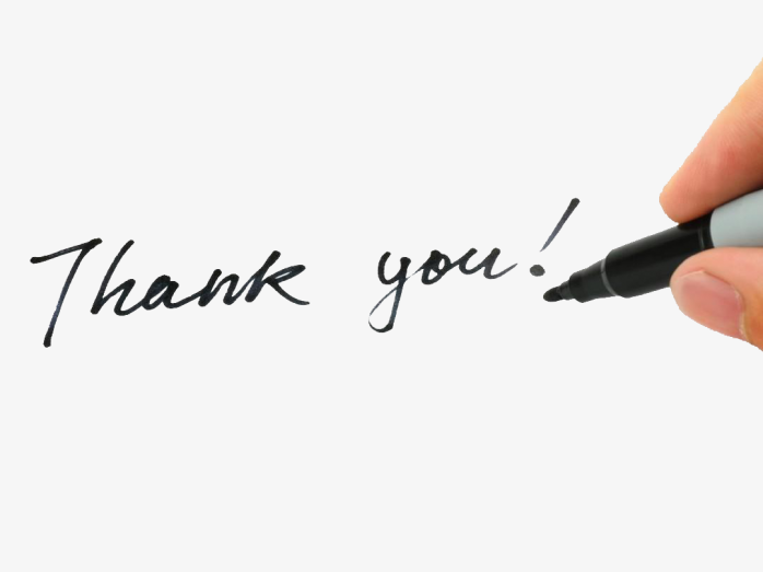 thank you手写艺术字