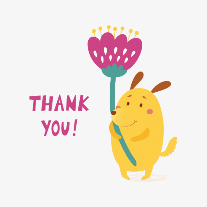 thank you表情