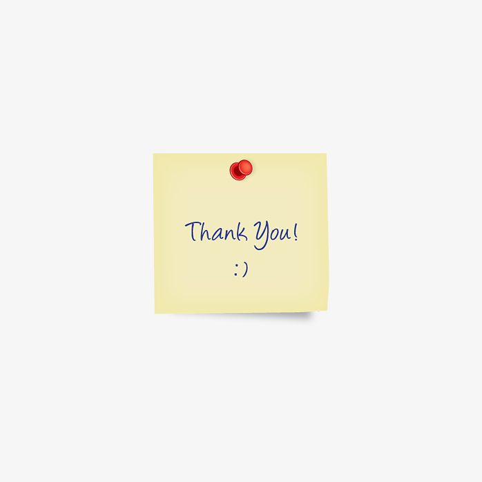 thank you便签