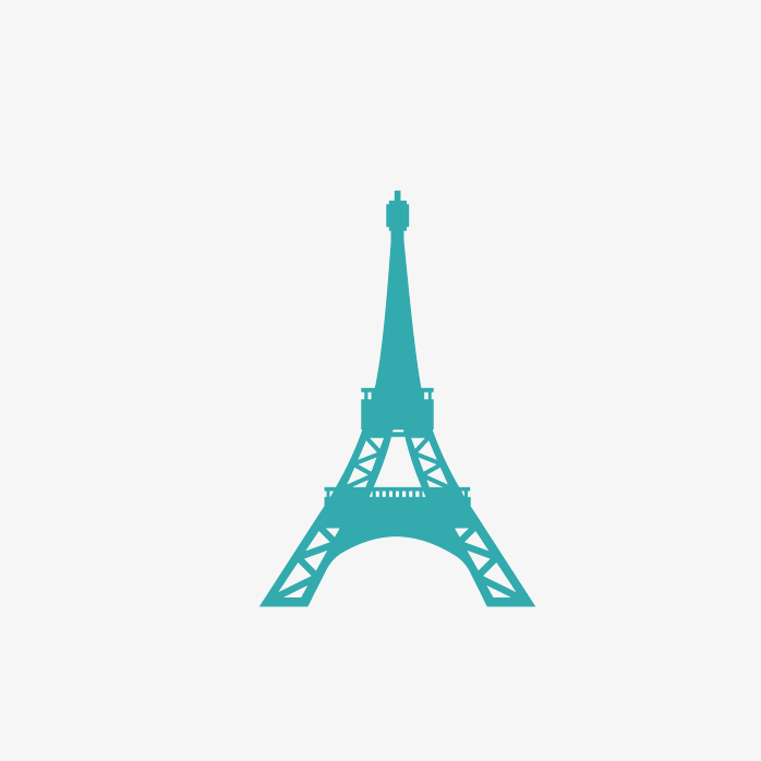 法国巴黎埃菲尔铁塔元素