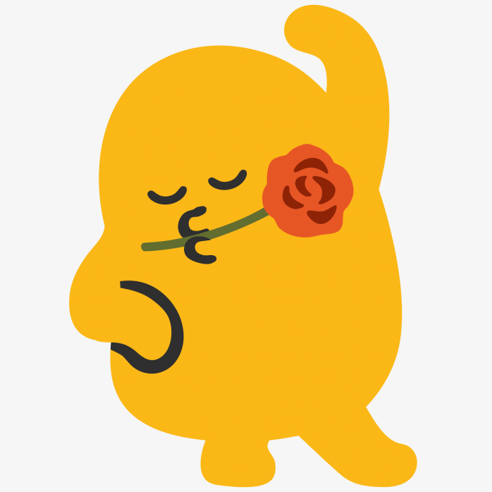 玫瑰花表白表情