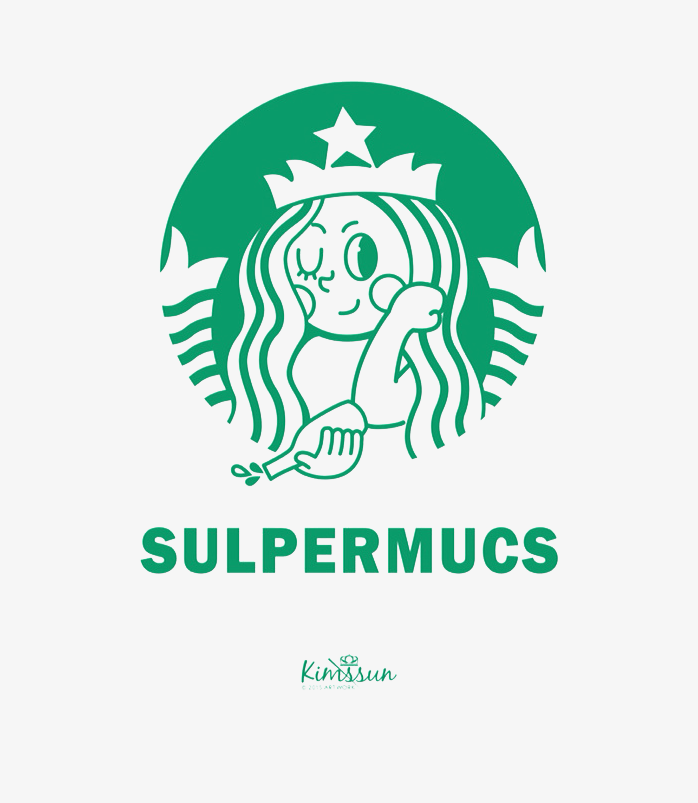 卡通星巴克logo