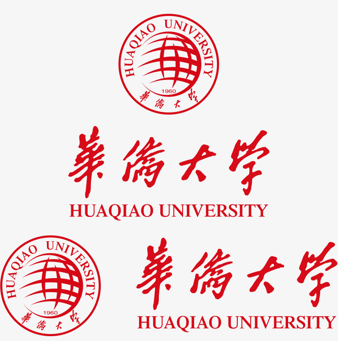 高清华侨大学logo