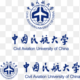 高清中国民航大学logo
