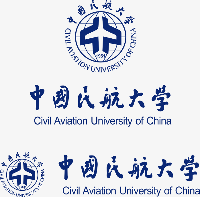 高清中国民航大学logo