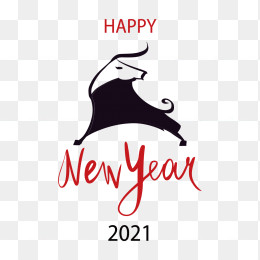 创意2021年元旦艺术字