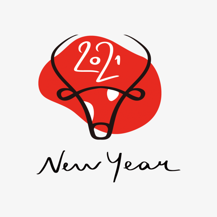 创意2021牛年logo