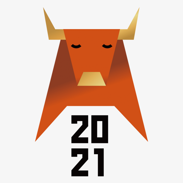 创意2021年元旦logo