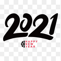 2021元旦字体