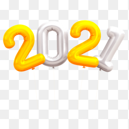 2021年元旦立体字