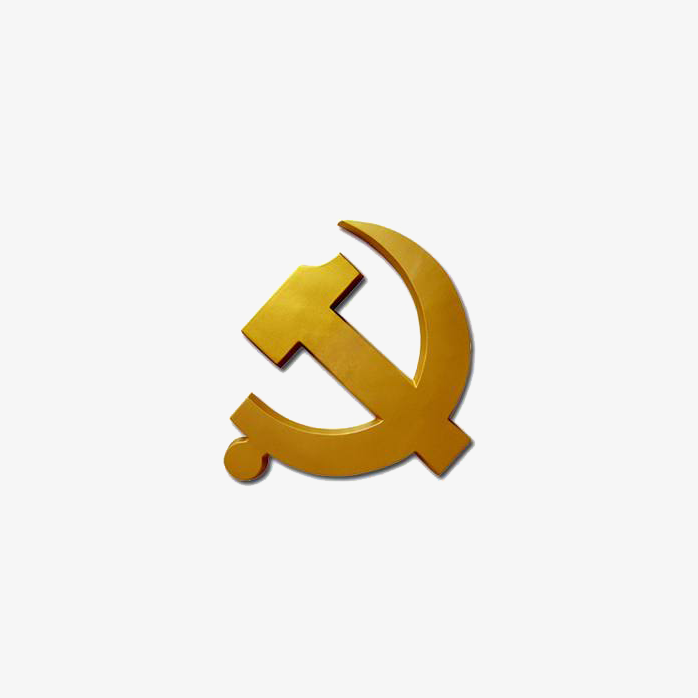 立体中国共产党党徽标志