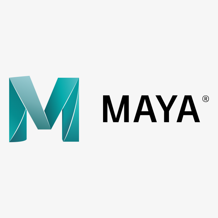 MAYA三维建模logo