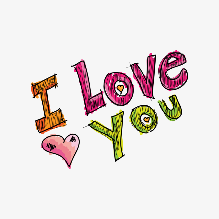 手写I LOVE YOU