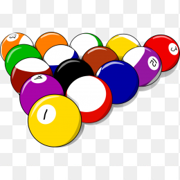 彩色桌球
