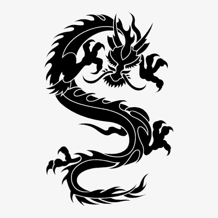 水墨龙
