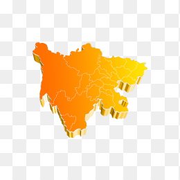 立体四川地图