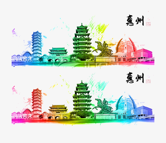 惠州城市剪影