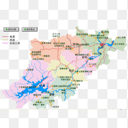 高清杭州地图