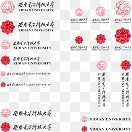 西安电子科技大学logo合集