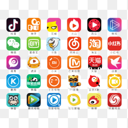 一组常用APP图标合集