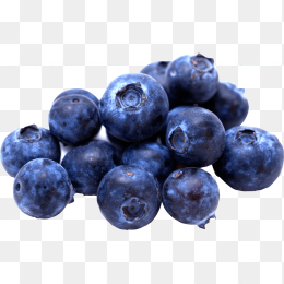 一堆蓝莓果