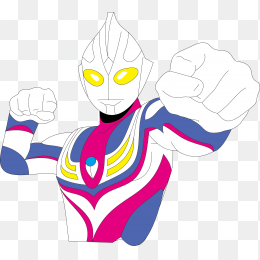 手绘迪迦奥特曼