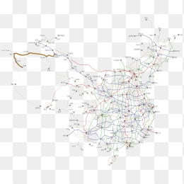 中国地图交通线路图
