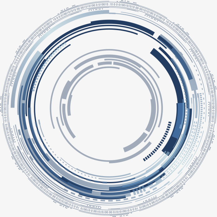 圆形科技齿轮底纹
