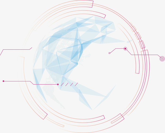 抽象圆形科技元素