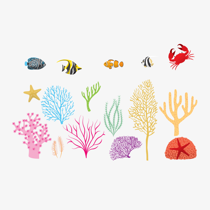 卡通海藻