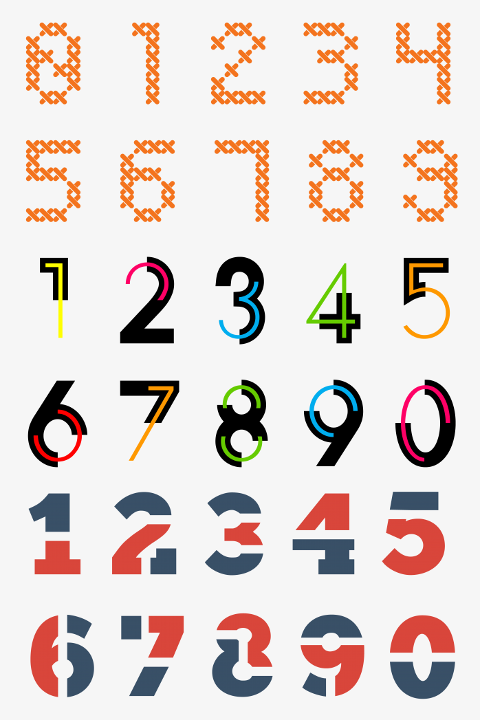 创意数字合集