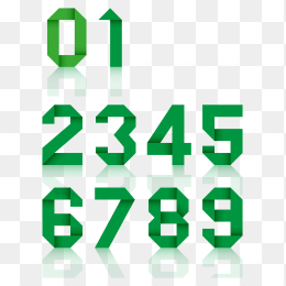 折纸数字