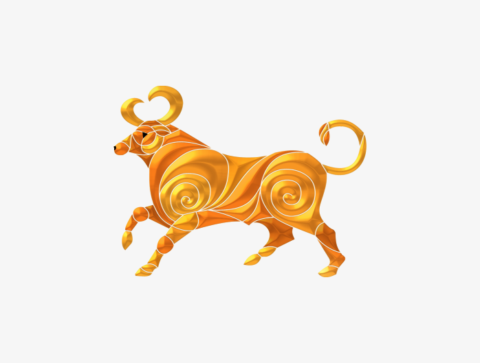 手绘牛