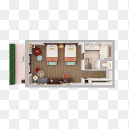 室内设计3D建模户型图
