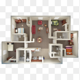 室内设计户型图3D建模