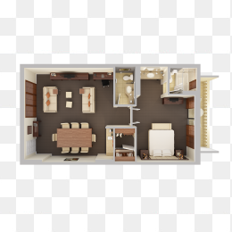 室内设计户型图3D建模