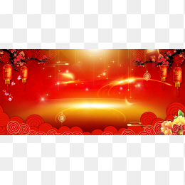 喜庆扁平背景