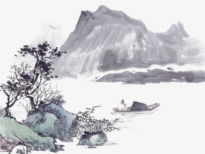 中国风山水画