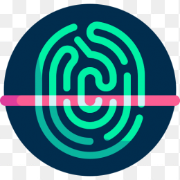指纹扫描图标