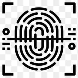 指纹扫描图标