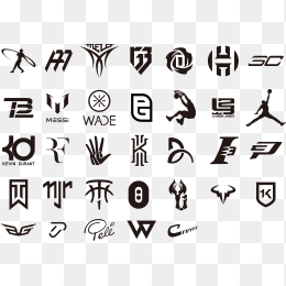 高清矢量球星个人logo合集