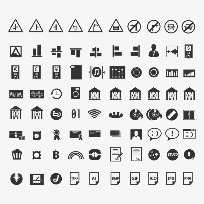 一组矢量icon图标